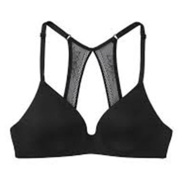 Victoria's Secret Other - Victoria's Secret Lightly Lined Wireless Bra in Black Size 32B NWOT